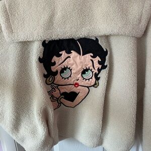 Betty Boop Cream  Puffer Jacket vintage style
